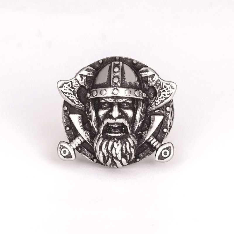 Amulet Axe Ring Men's Jewelry