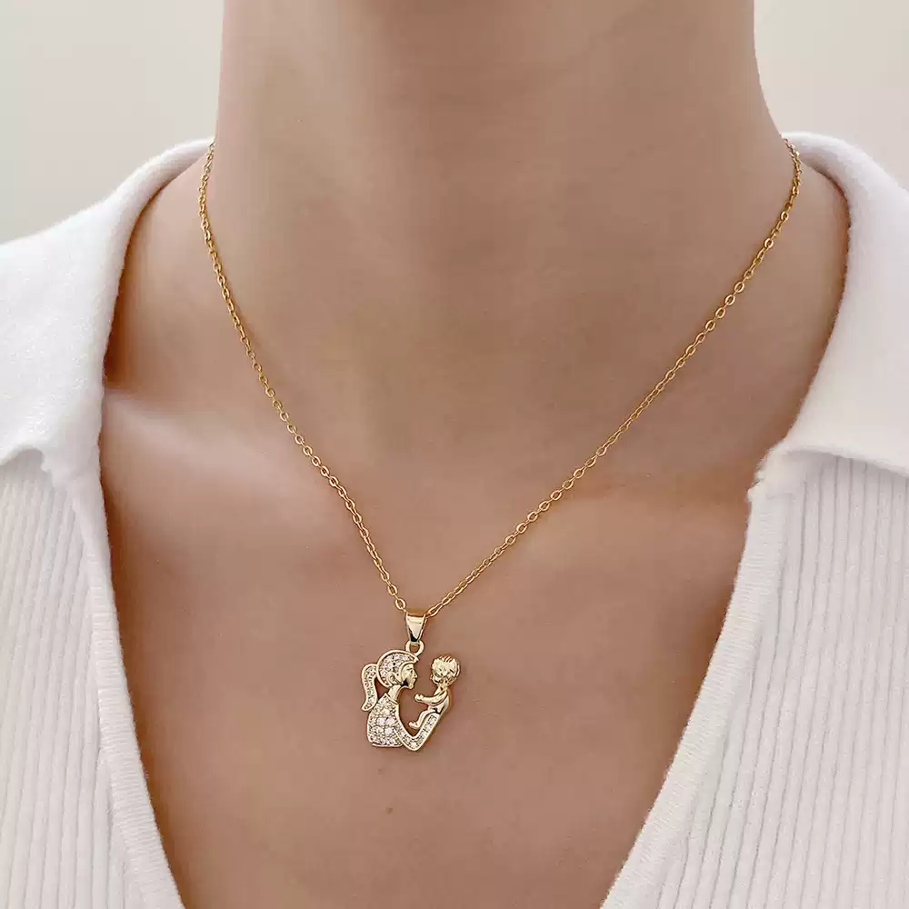 Mother's Day Necklace Vintage Collarbone Chain