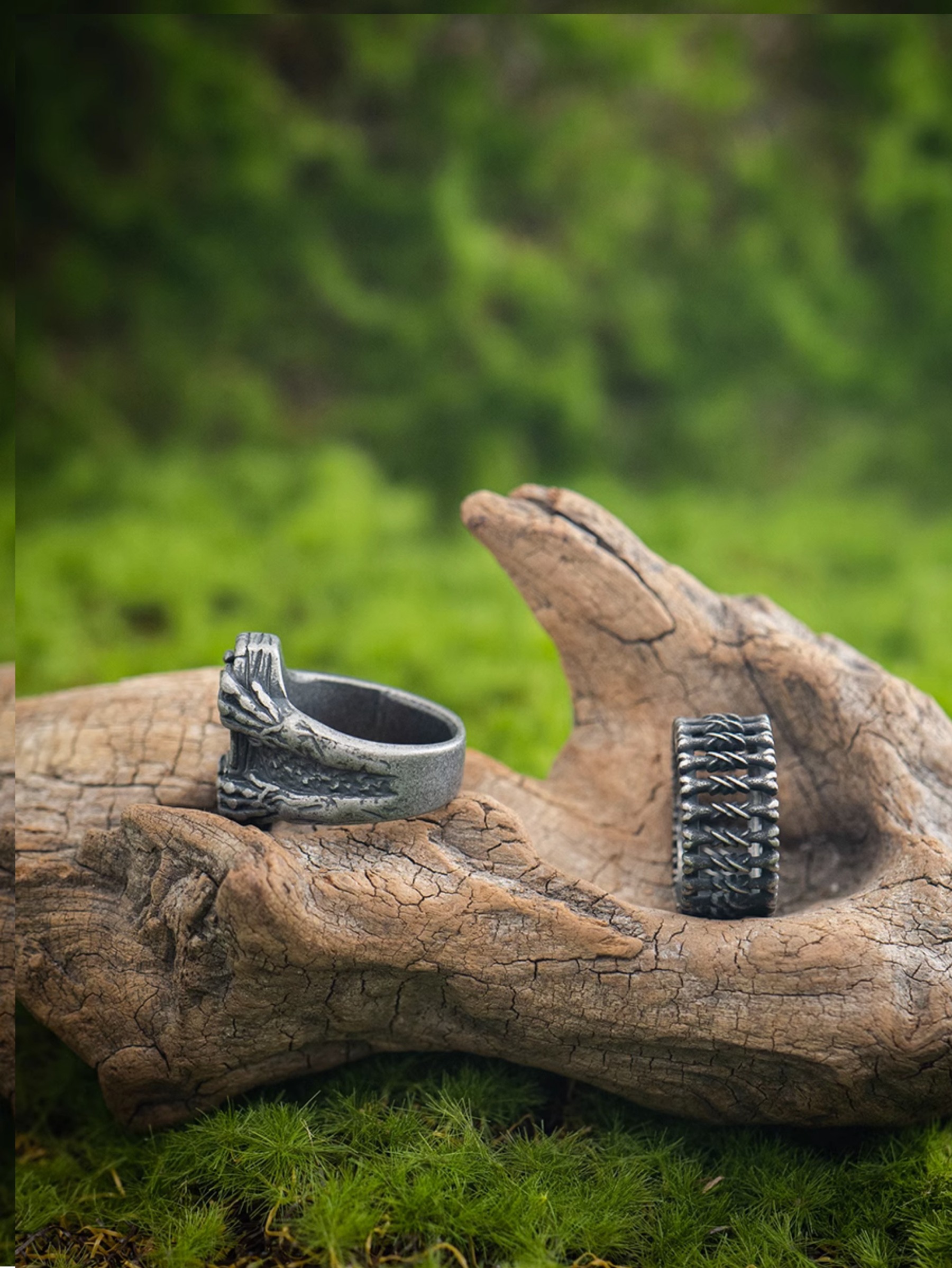 Bone Cutout Vintage Ring