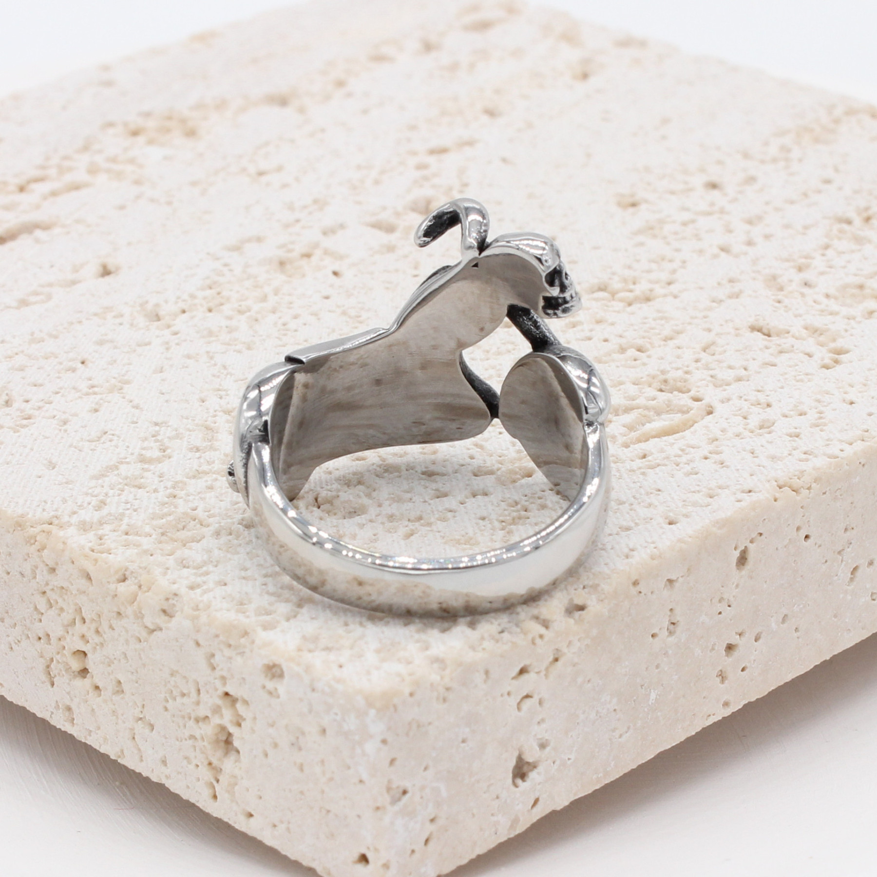 Skull Motorcycle Ring