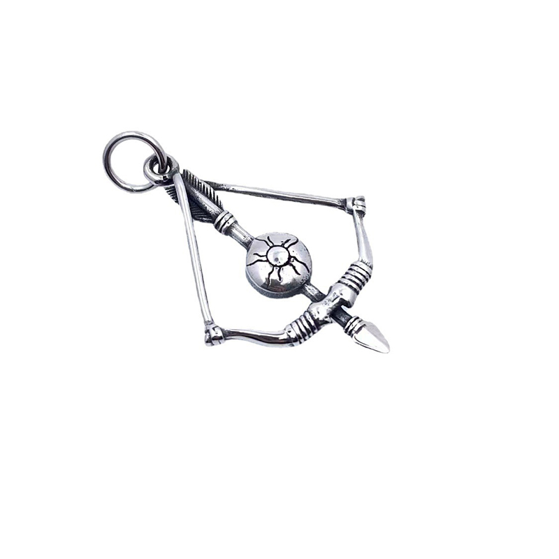 Turquoise Cupid's Arrow Pendant Necklace