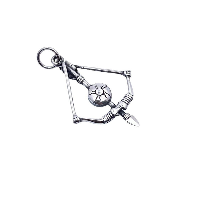 Turquoise Cupid's Arrow Pendant Necklace