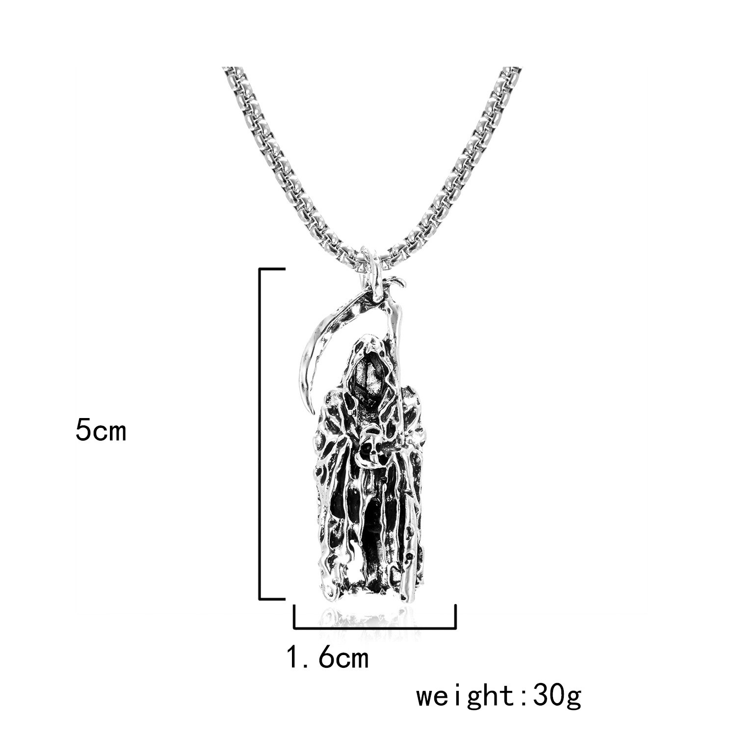 Vintage skull necklace