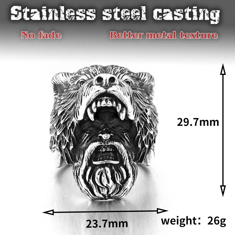 Berserker Viking Ring