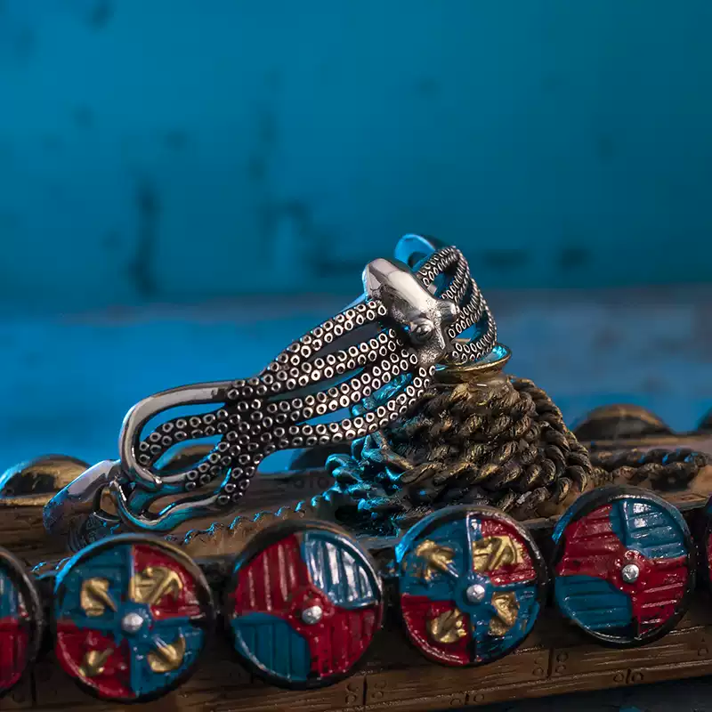 Dark Kraken Octopus Vintage Cast Bracelet