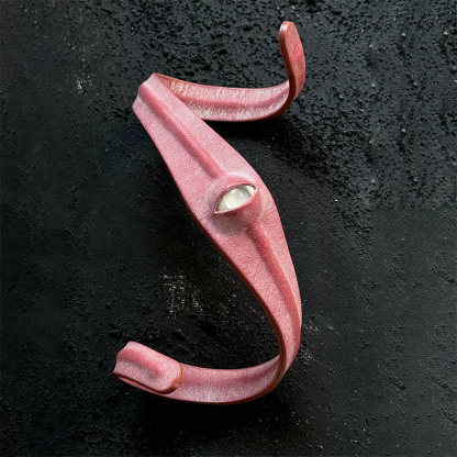 Parasitic leather eyeball handmade ring bracelet