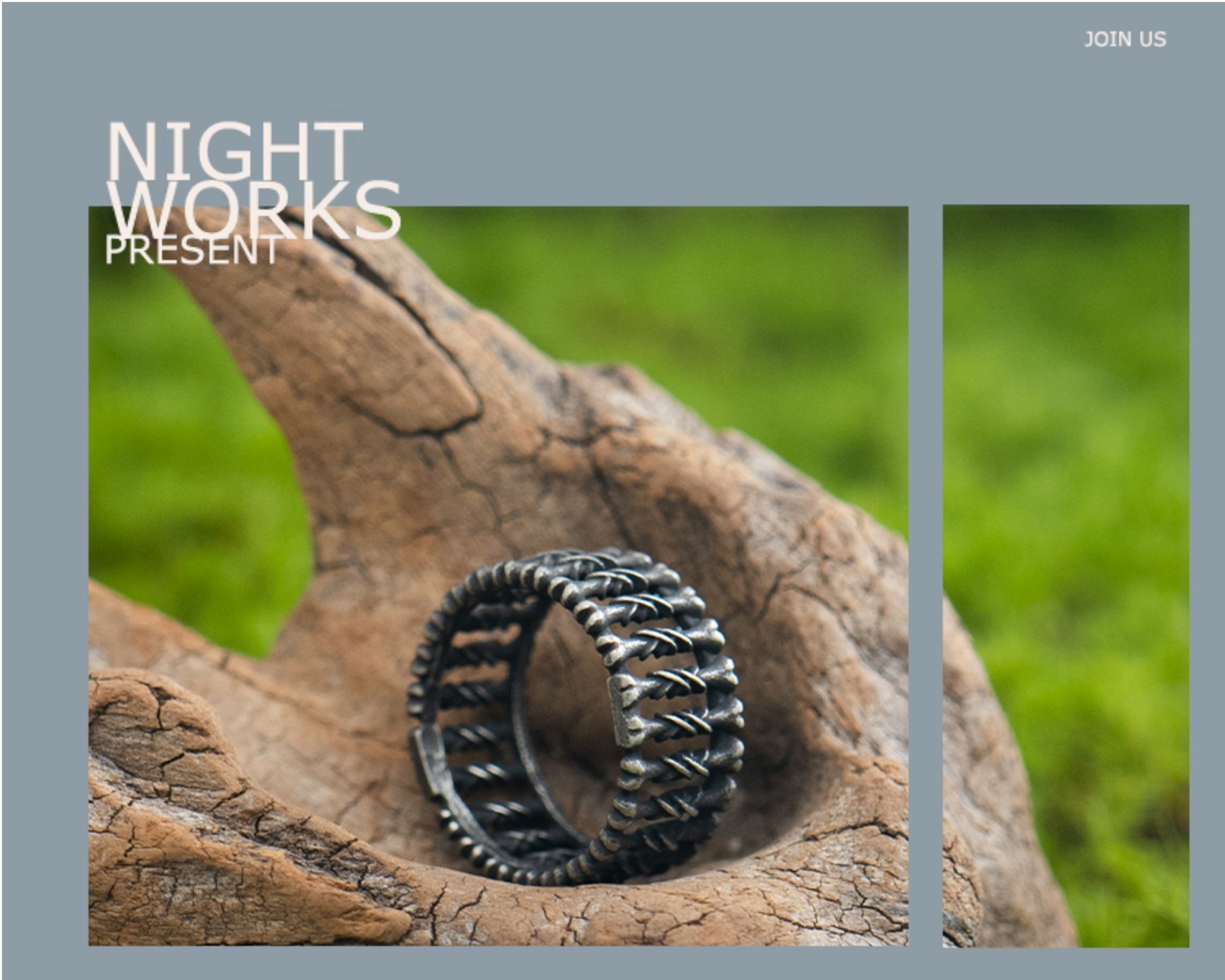 Bone Cutout Vintage Ring