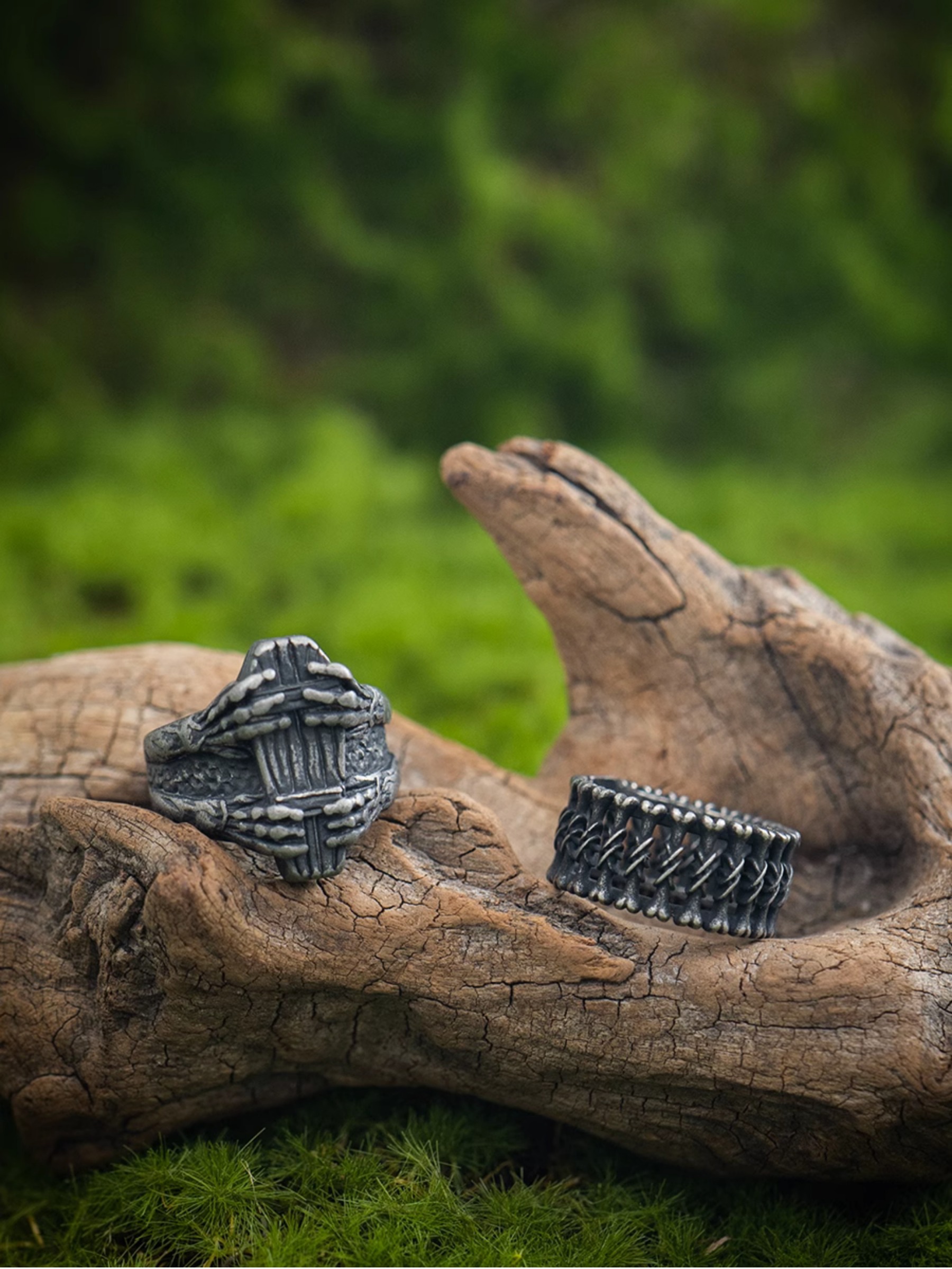 Bone Cutout Vintage Ring