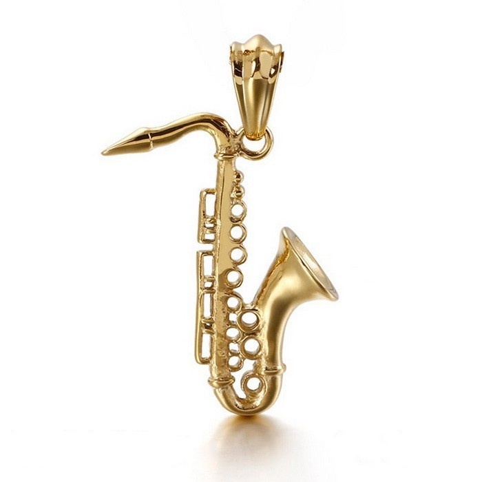 Rock instrument pendant necklace