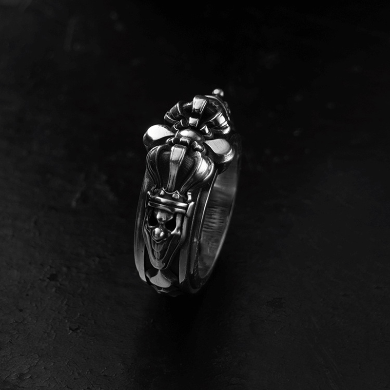 Crown Clown 925 Sterling Silver Ring