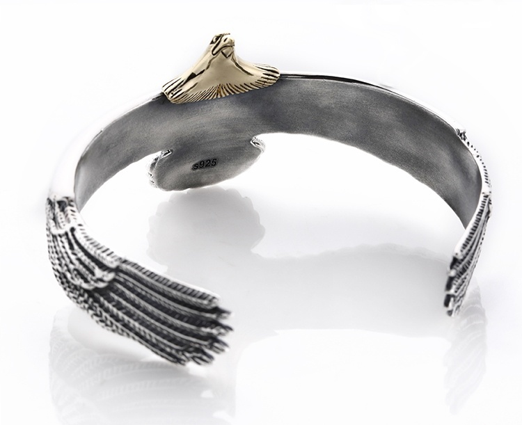 Eagle open bracelet