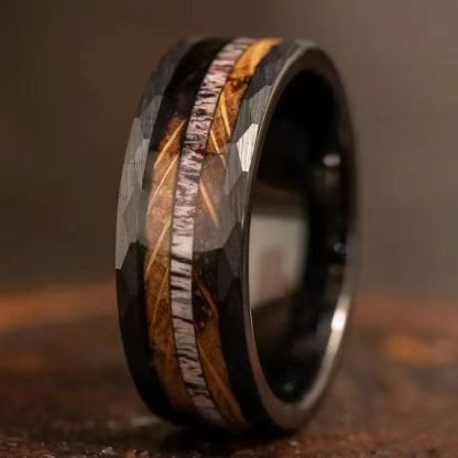 Diamond Cut Faceted Ring