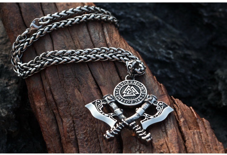 viking ax necklace