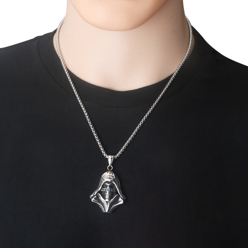 Undead Skull Pendant Necklace