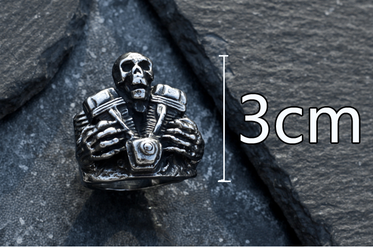 Heavy Undead Engine Ring