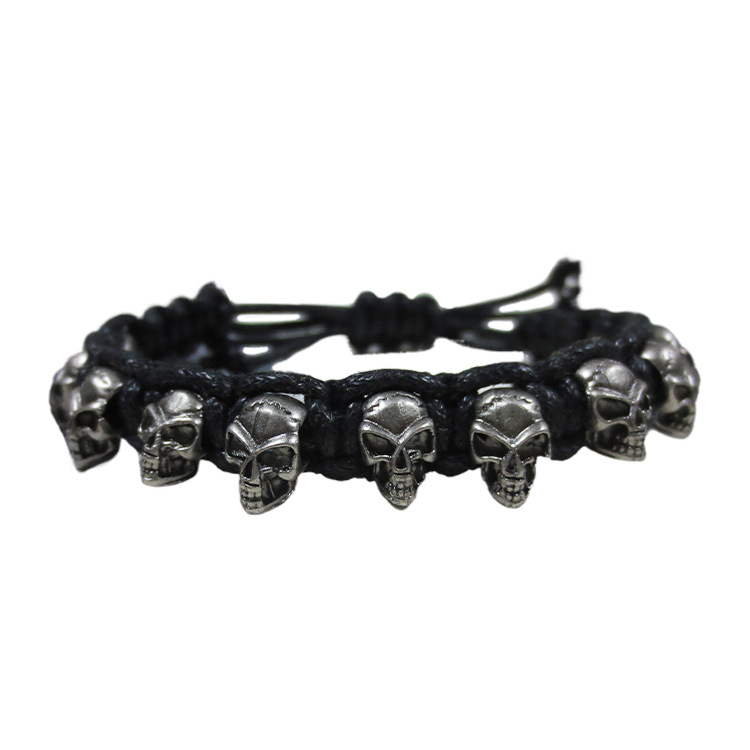 Vintage Skull Braided Chain
