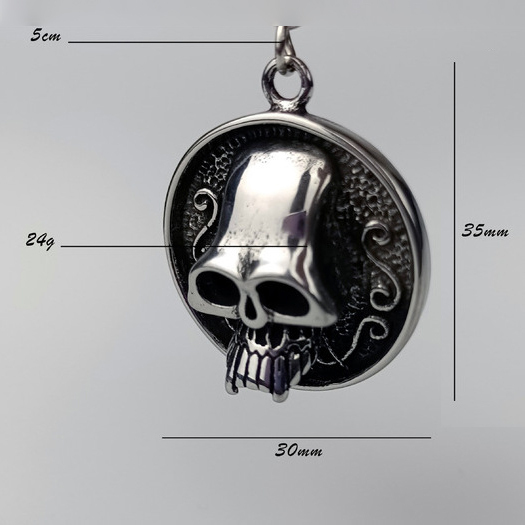 Silver Skull Necklace