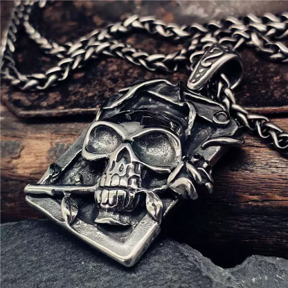 Personalized punk hip-hop retro necklace