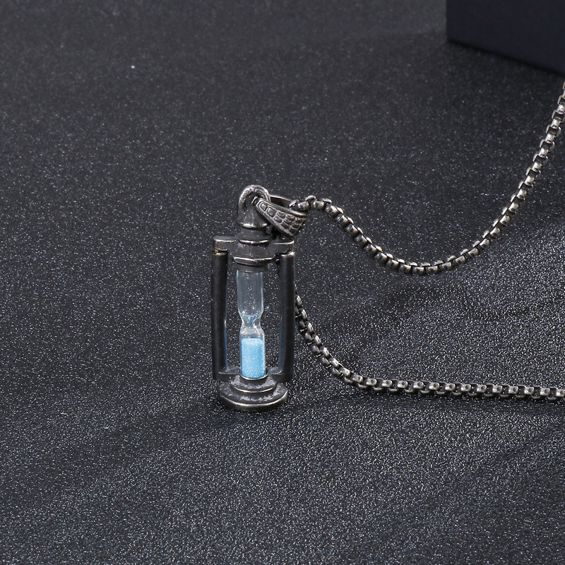 Retro creative personality kerosene lamp hourglass pendant