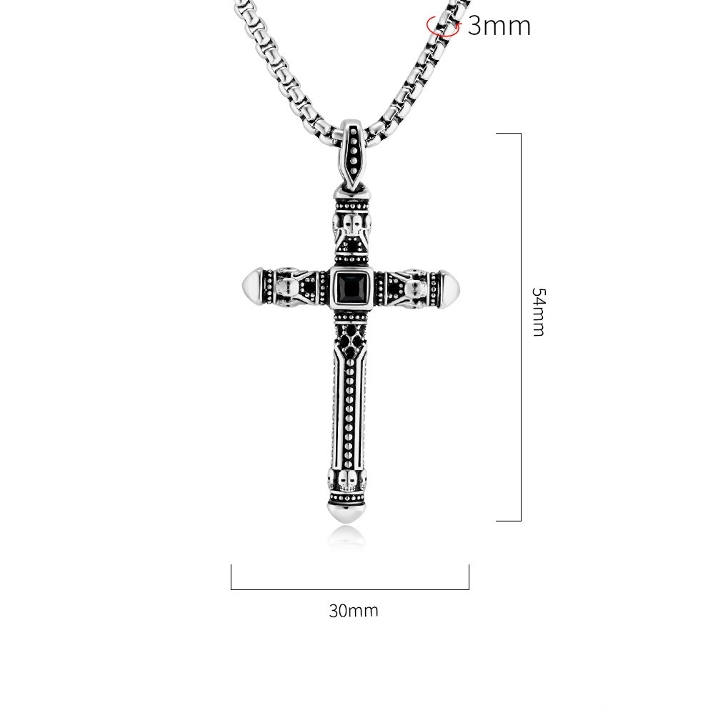 Skull Cross Necklace