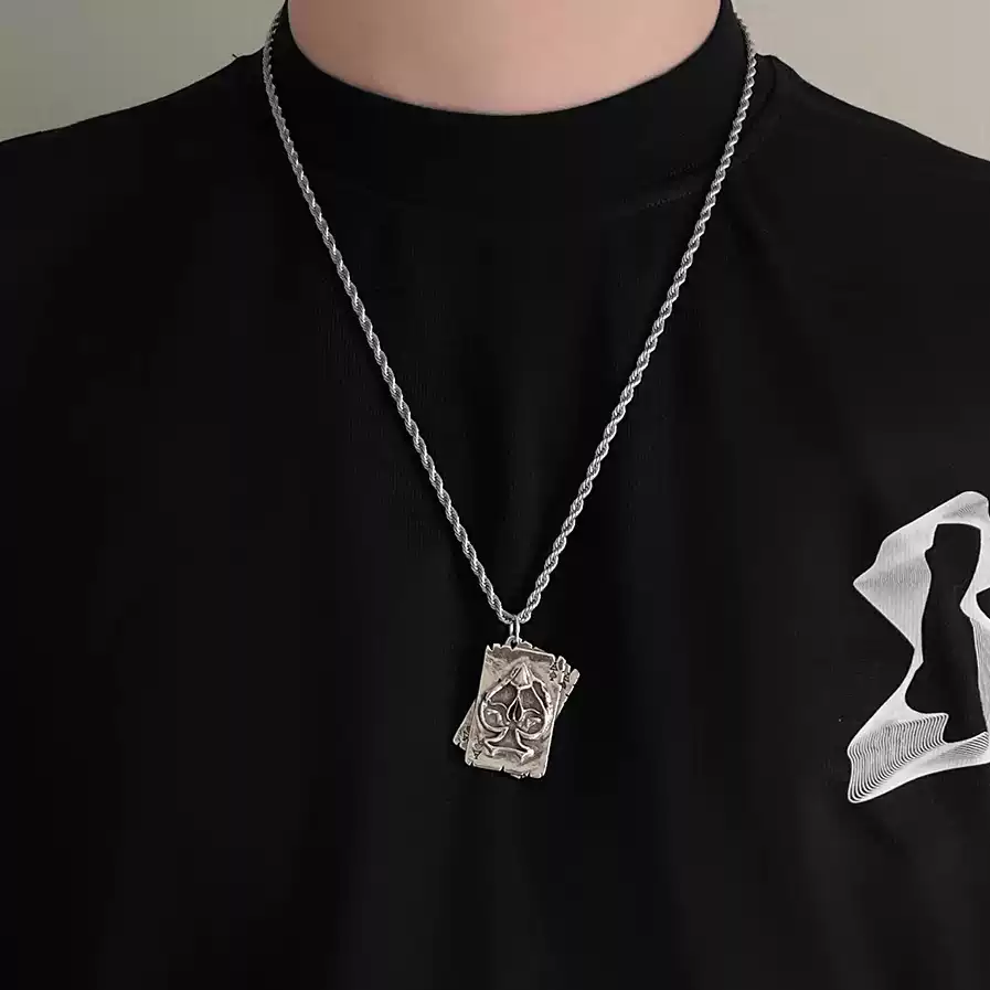 Poker Pendant Necklace