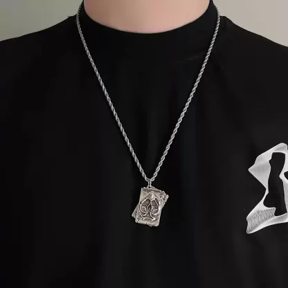Poker Pendant Necklace