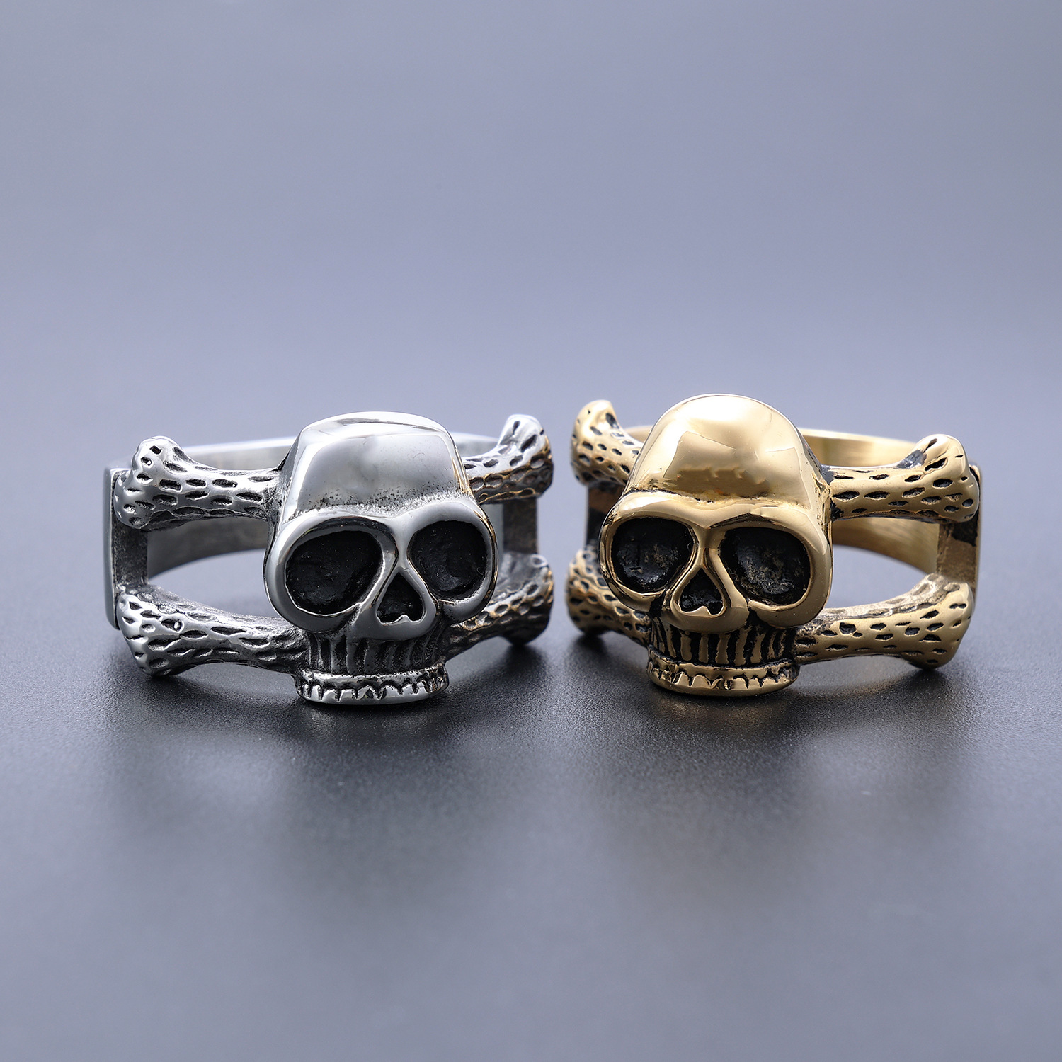 Skull Bone Shape Ring