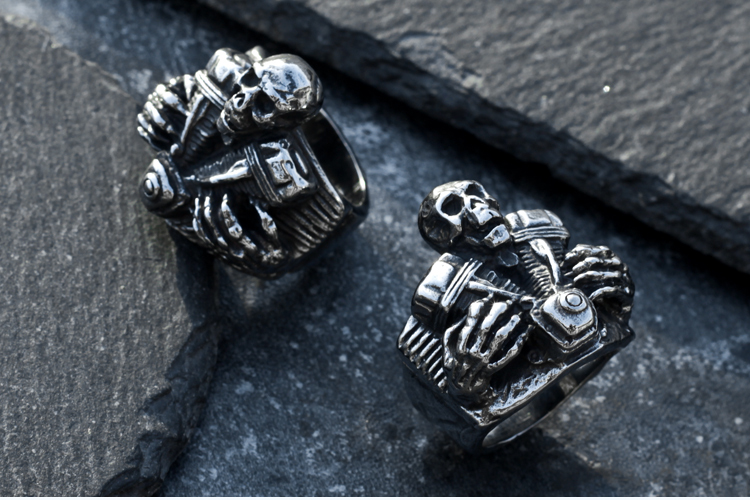 Heavy Undead Engine Ring