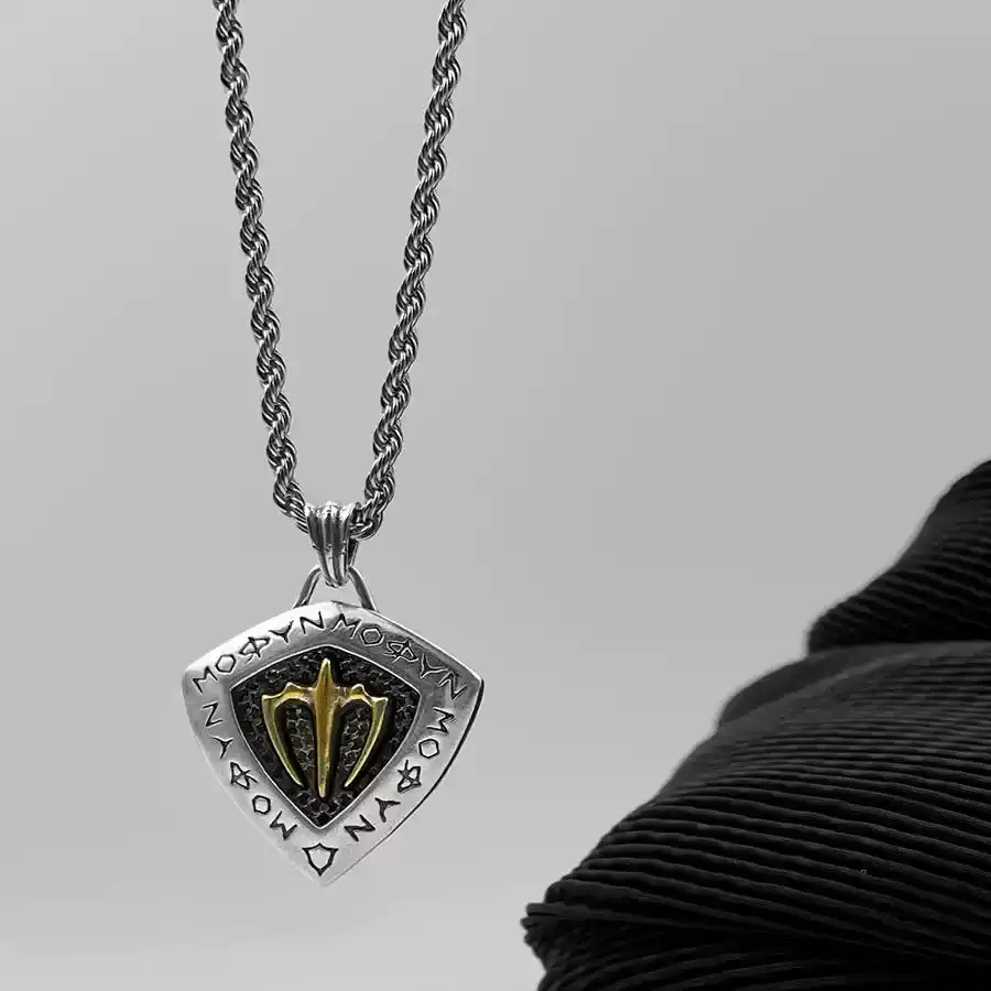 Vintage Trident Necklace
