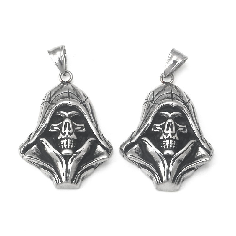 Undead Skull Pendant Necklace