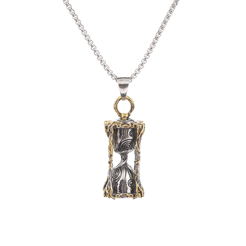 Vintage hourglass necklace