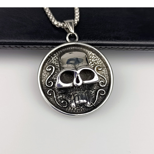 Silver Skull Necklace