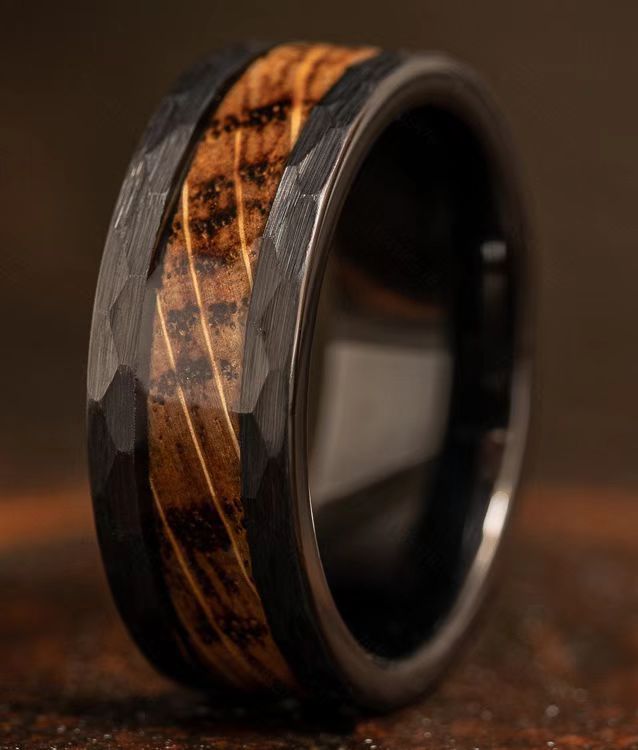 Diamond Cut Faceted Ring