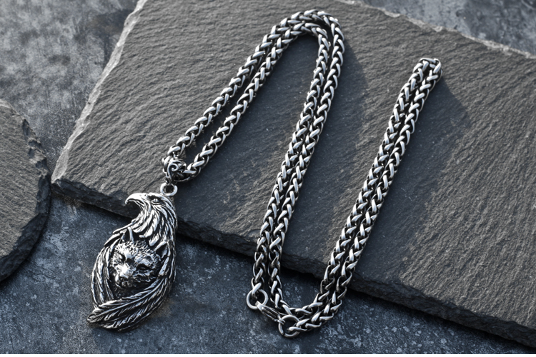 Silver Aegis · Eagle Wolf Badge