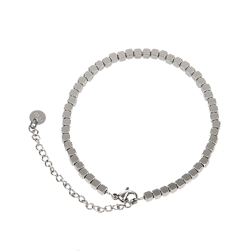 Hematite Bead Bracelet