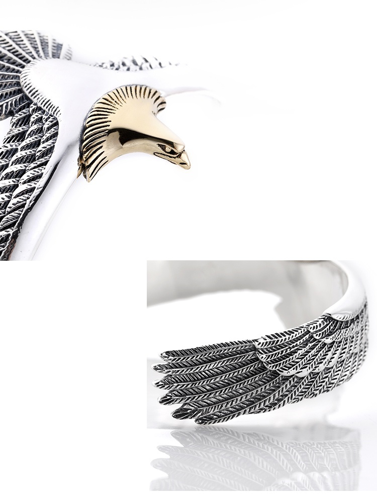 Eagle open bracelet
