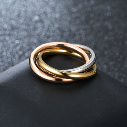 Three-color three-ring ring