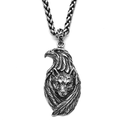 Silver Aegis · Eagle Wolf Badge
