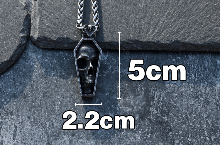 Skull Coffin Necklace