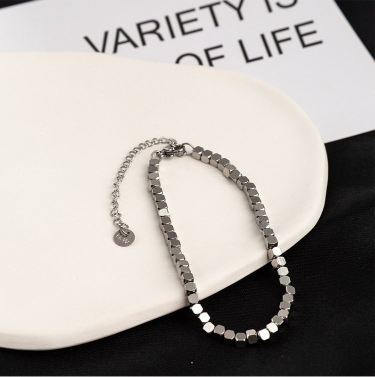 Hematite Bead Bracelet