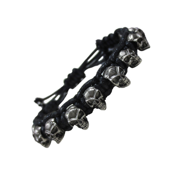 Vintage Skull Braided Chain