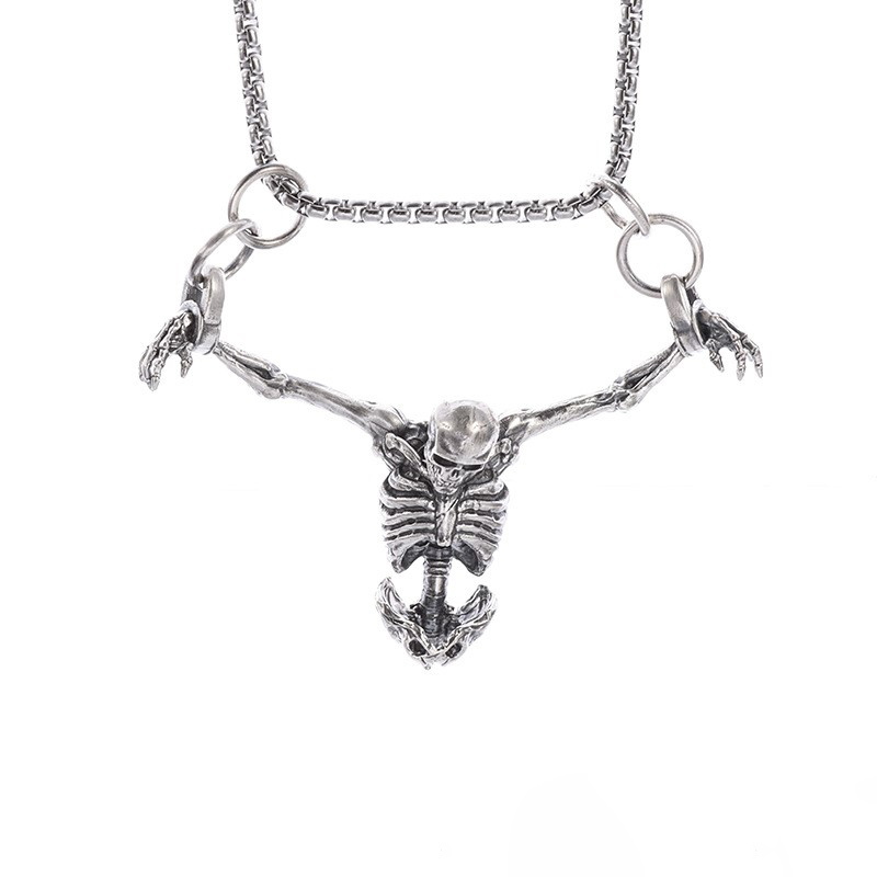 Vintage skull necklace
