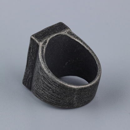 Vintage Heavy Industry Cross Ring