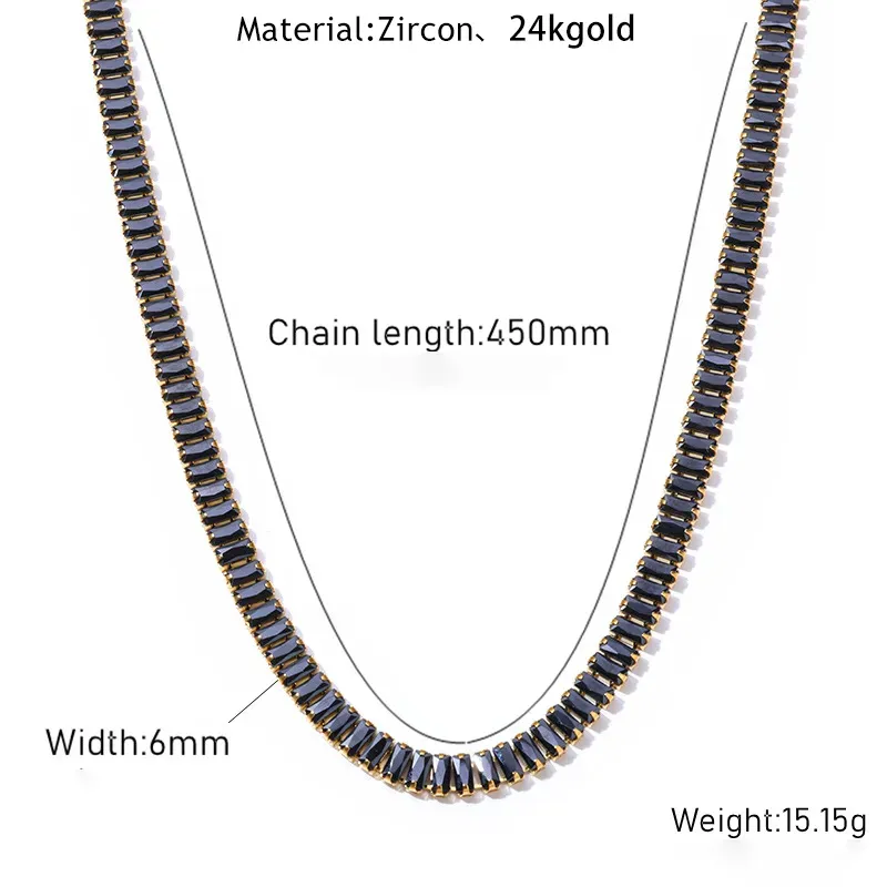 24k, Haoshi stone bracelet necklace set