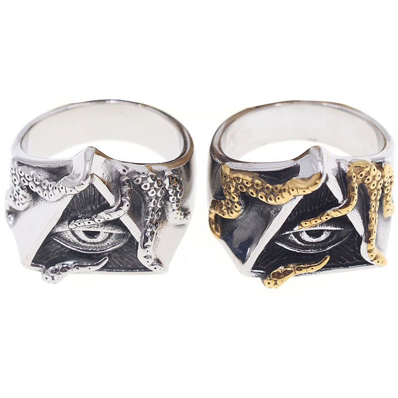 Vintage Triangle Eyed Snake Ring