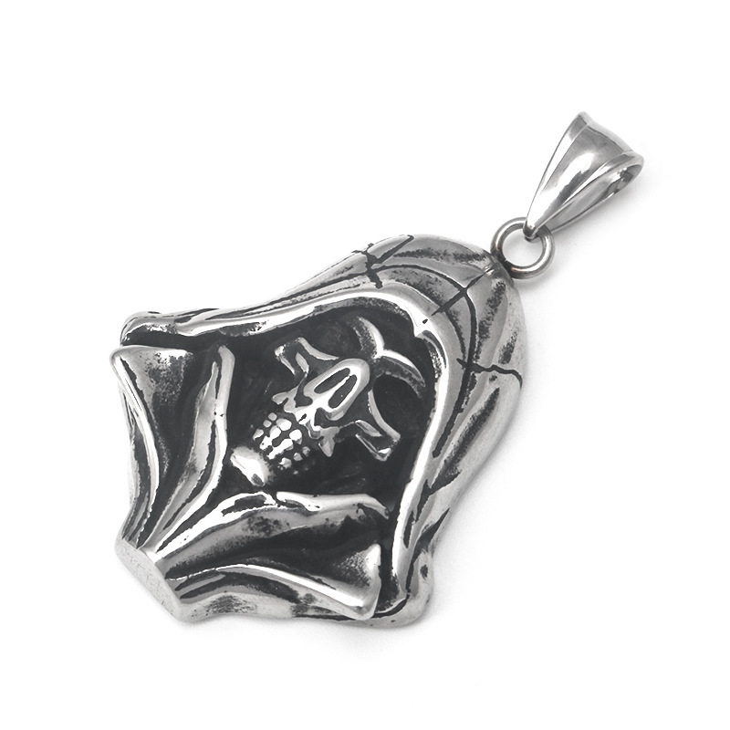 Undead Skull Pendant Necklace
