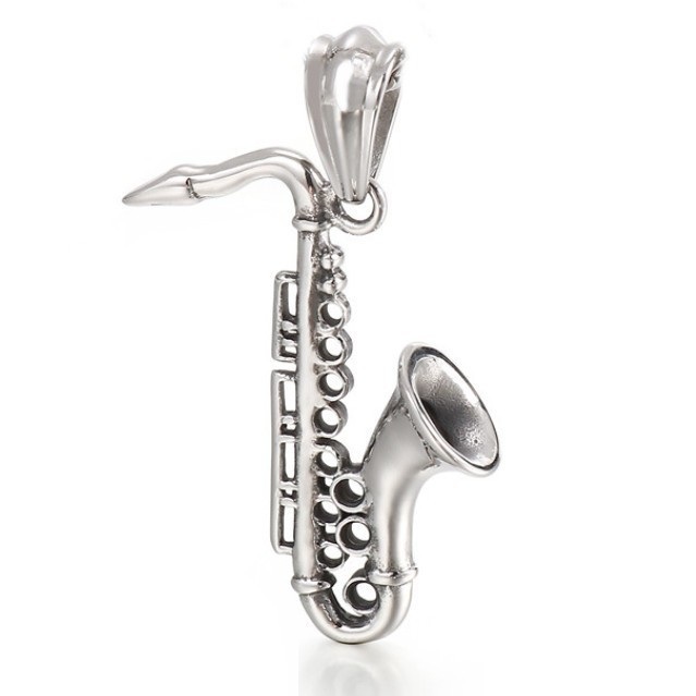 Rock instrument pendant necklace