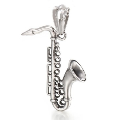 Rock instrument pendant necklace
