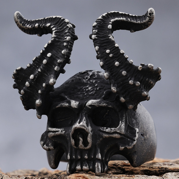 Satanic "Devil" Skull Ring