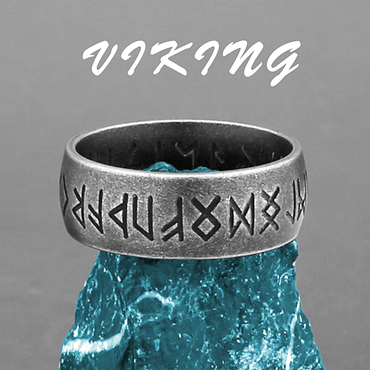 Viking Odin Rune Ring